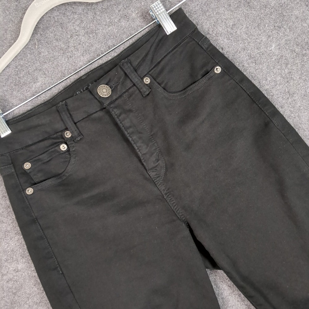 American‎ Eagle Curvy Hi-Rise Jegging Black Ne(x)t Level Premium Jeans Womens 4
